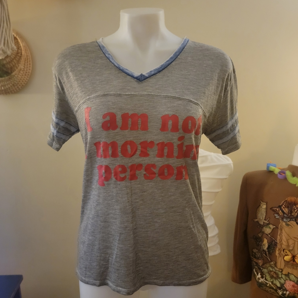 "I Am Not A Morning Person" Burnout Jersey